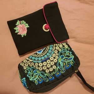 New Embroidered wallets